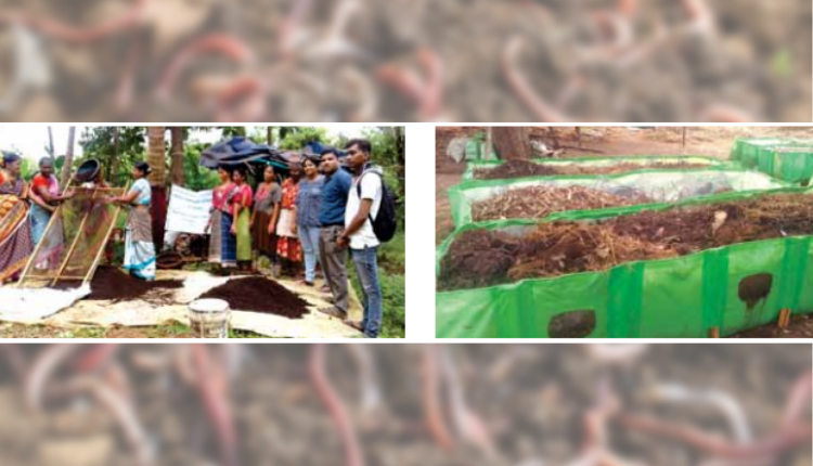 कराईकल का रोजा ATMA ग्रुप और गोवा में ATMA महिला किसानों के स्वयं सहायता ग्रुप ने वर्मीकंपोस्ट बिनेस में बनाया मुकाम 