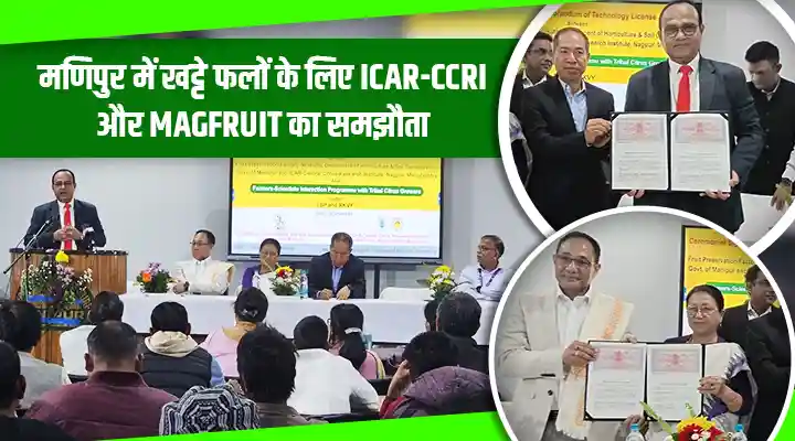ICAR-CCRI and Magfruit Sign MoA