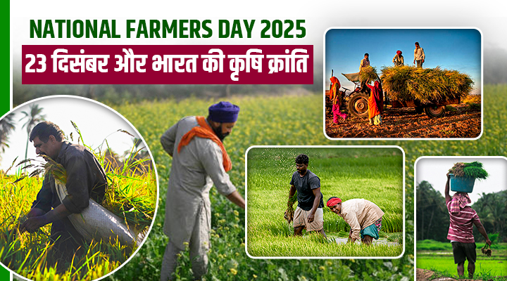 National Farmers' Day: स्मार्ट खेती से लेकर आमदनी दोगुनी तक, जानें कैसे बदल रहा है भारतीय कृषि का नक़्शा