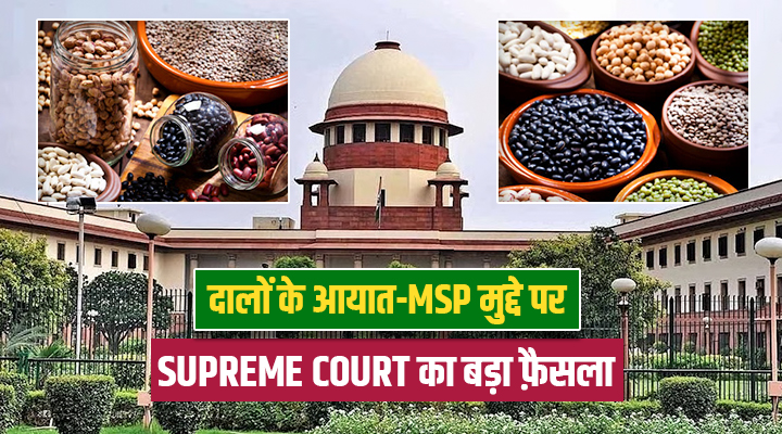 दलहन किसानों के हित में Supreme Court का ऐतिहासिक फैसला, Pulses MSP-आयात पर सरकार को सौंपी ज़िम्मेदारी