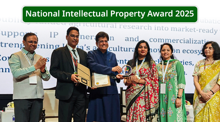 IARI Pusa Krishi Taksay National Intellectual Property Award 2025
