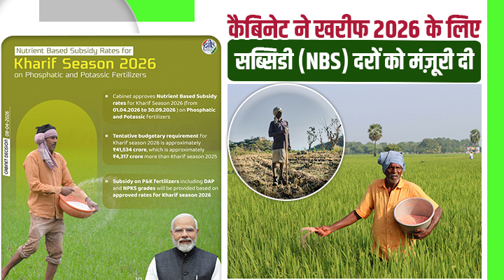 Kharif Season 2026 के लिए NBS सब्सिडी तय, किसानों को अब मिलेगी सस्ती खाद