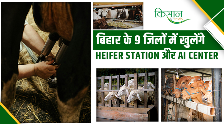 बिहार के 9 ज़िलों में बनेंगे Hitech Heifer Station और AI Centre, किसानों की होगी कमाई दोगुनी