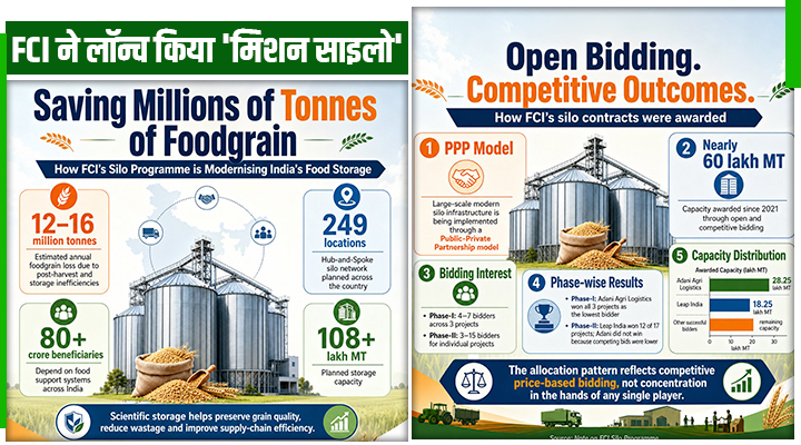 अनाज का एक-एक दाना कीमती: FCI ने लॉन्च किया 'Mission Silo', एडवांस टेक्नोलॉजी से नहीं होगी फसल बर्बाद