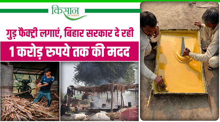 बिहार के गन्ना किसानों के लिए सुनहरा मौका: गुड़ फैक्ट्री के लिए 1 करोड़ तक का अनुदान पाएं, ये है लास्ट डेट