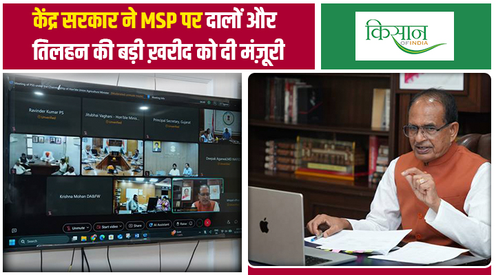 शिवराज सिंह चौहान ने MSP पर दाल-तिलहन ख़रीद को हरी झंडी,UP को 1490 करोड़ का तोहफा