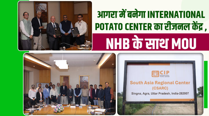 आगरा बनेगा आलू-शकरकंद का ग्लोबल रीसर्च सेंटर, CIP और CSAARC के बीच MoU साइन हुआ